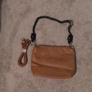 Camel colored purse